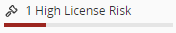 License Risk Bar