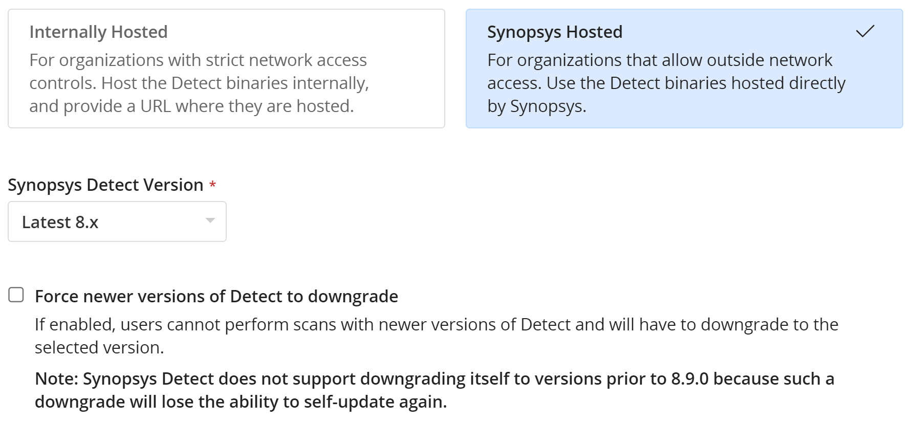 Black Duck Hosted Detect